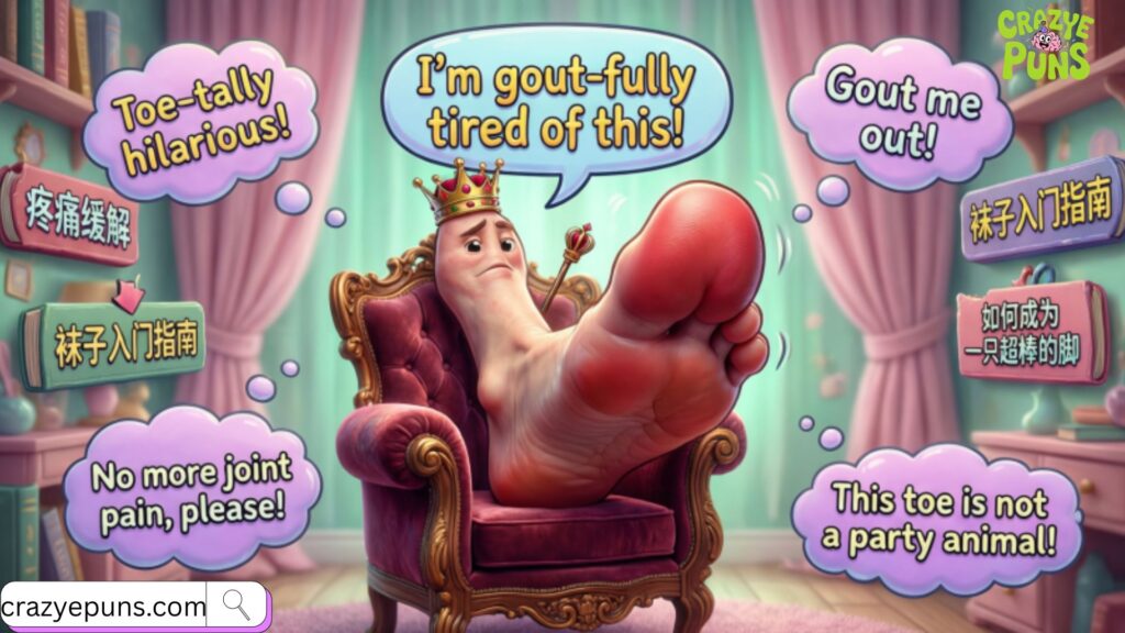 Toe-tally Hilarious Gout Puns to Share on Social Media