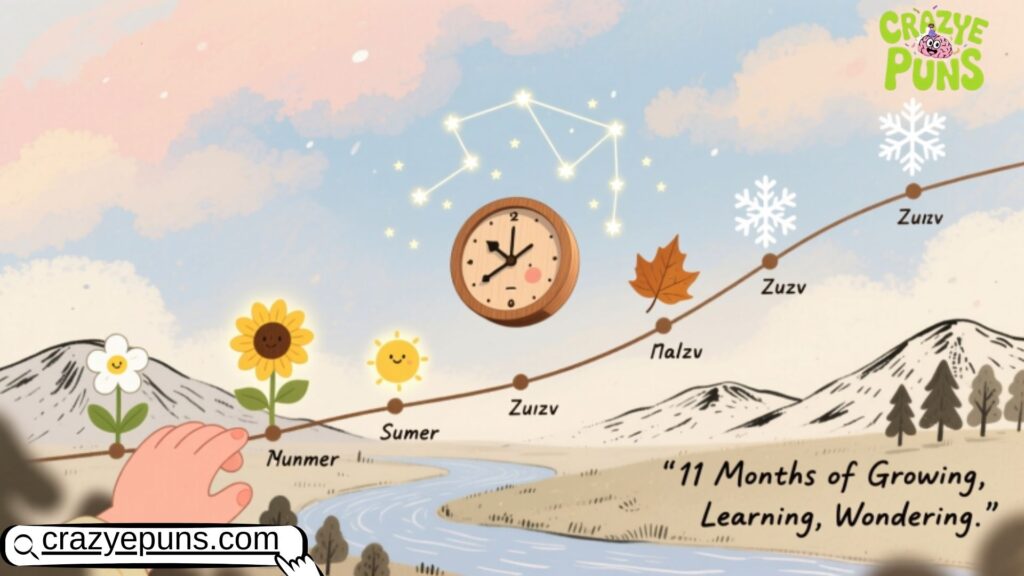 Unique & Thoughtful Captions for 11 Months Journeys