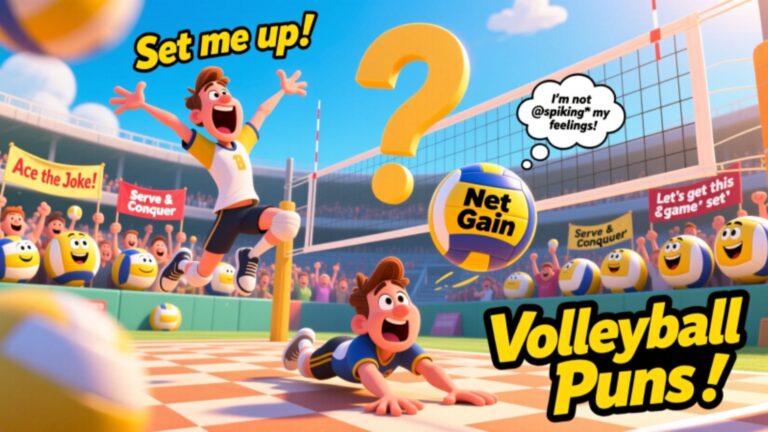 Volleyball Puns
