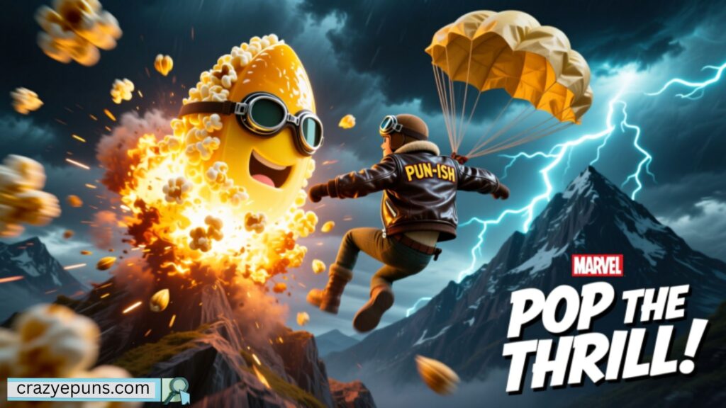 Adventurous Popcorn Puns for Thrill Seekers