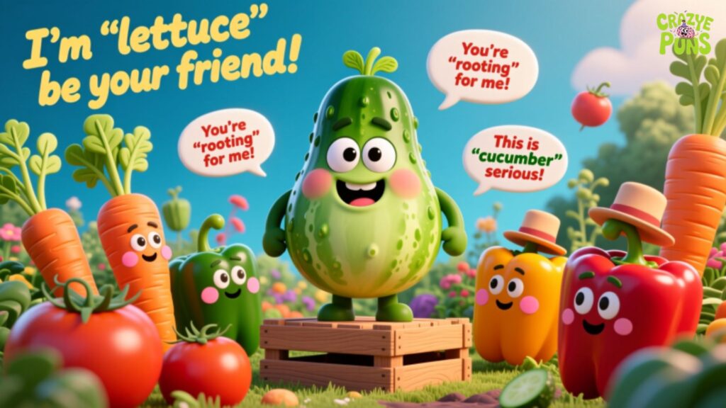 Big on Veggies Fat Puns Inspired by Vegetables