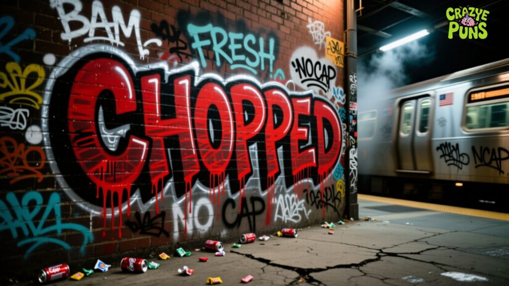 Chopped in Urban and NYC Slang