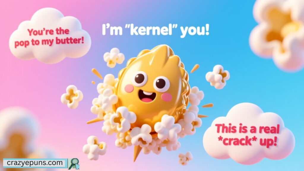 Creative Popcorn Puns for Social Media Captions