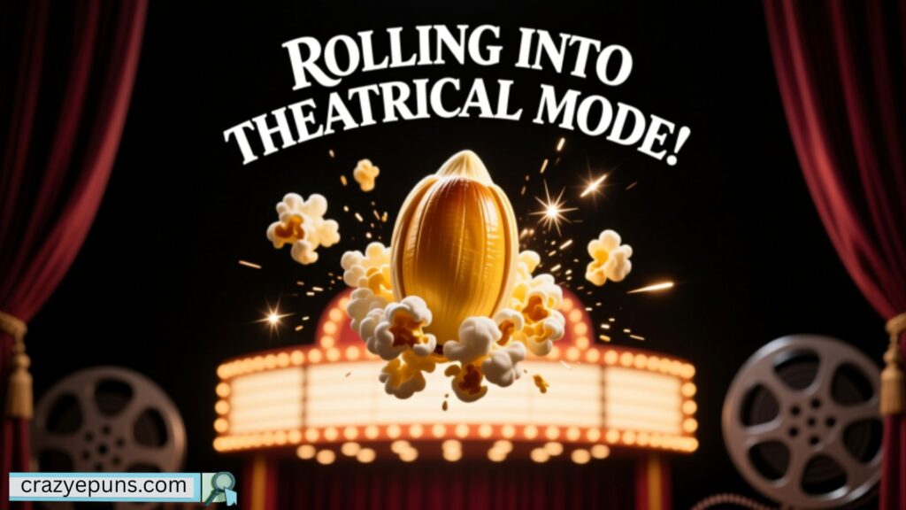 Dramatic Popcorn Puns for Theater Lovers