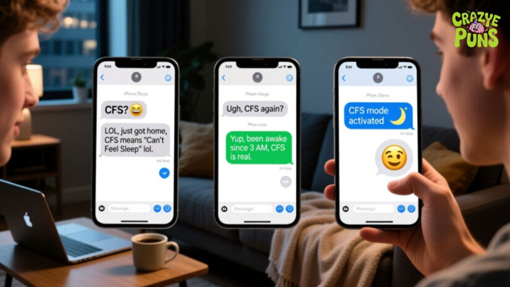 Examples of CFS Meaning Slang in Real Messages