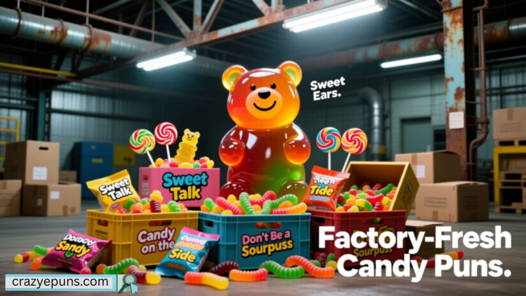 Factory-Fresh Candy Puns 