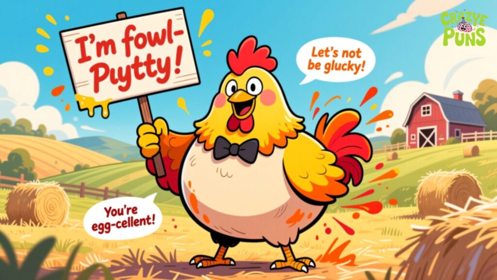Funny Chicken Puns Captions 