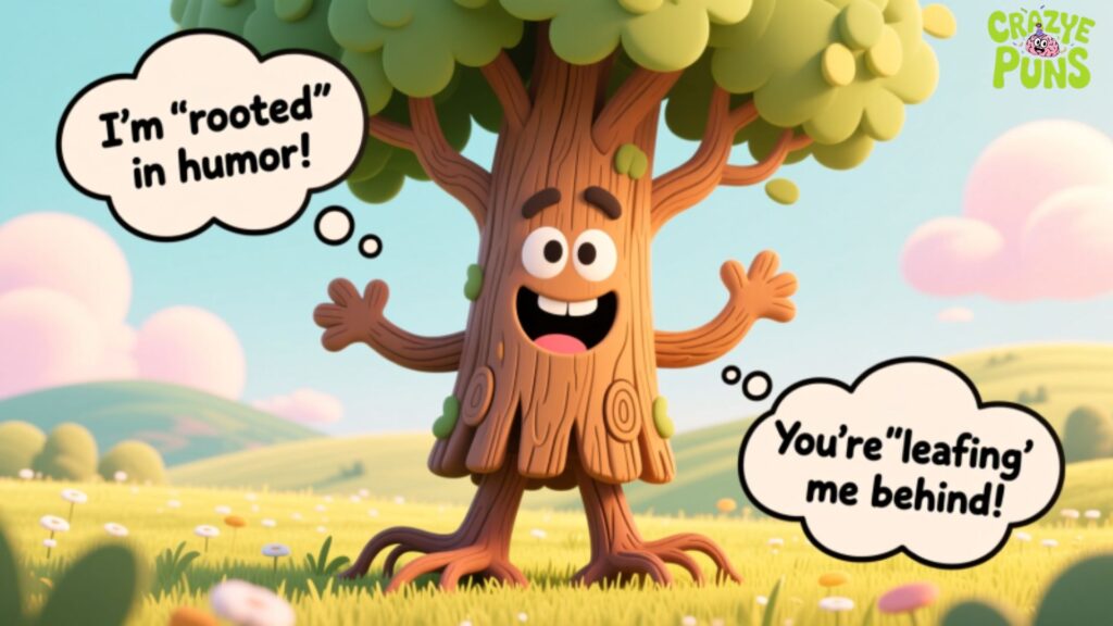 Funny Tree Puns Captions