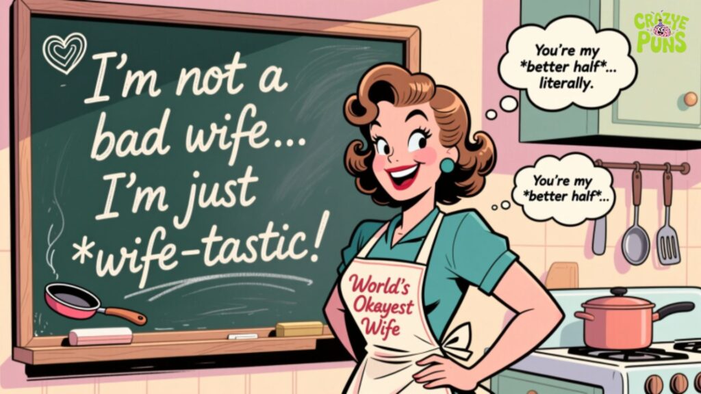 Funny Wife Puns One Liners