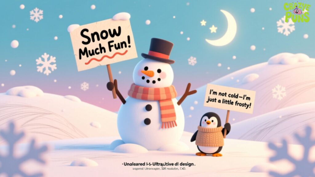 Funny Winter Puns Captions