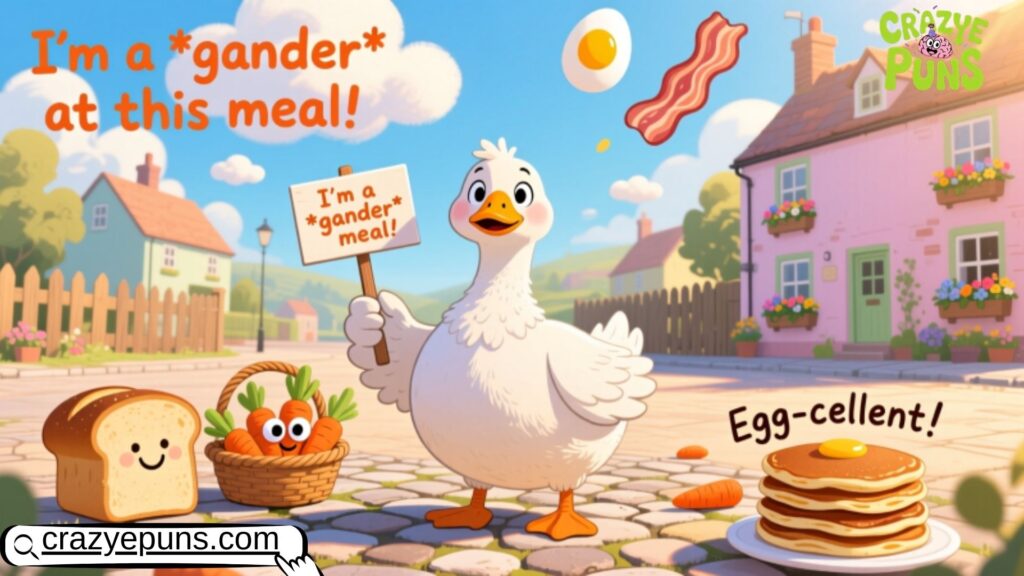 Goose Food Puns