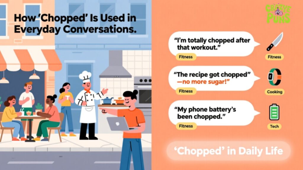 How Chopped Is Used in Everyday Conversations