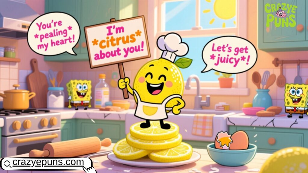 Kitchen Comedy Lemon Puns for Food Lovers 