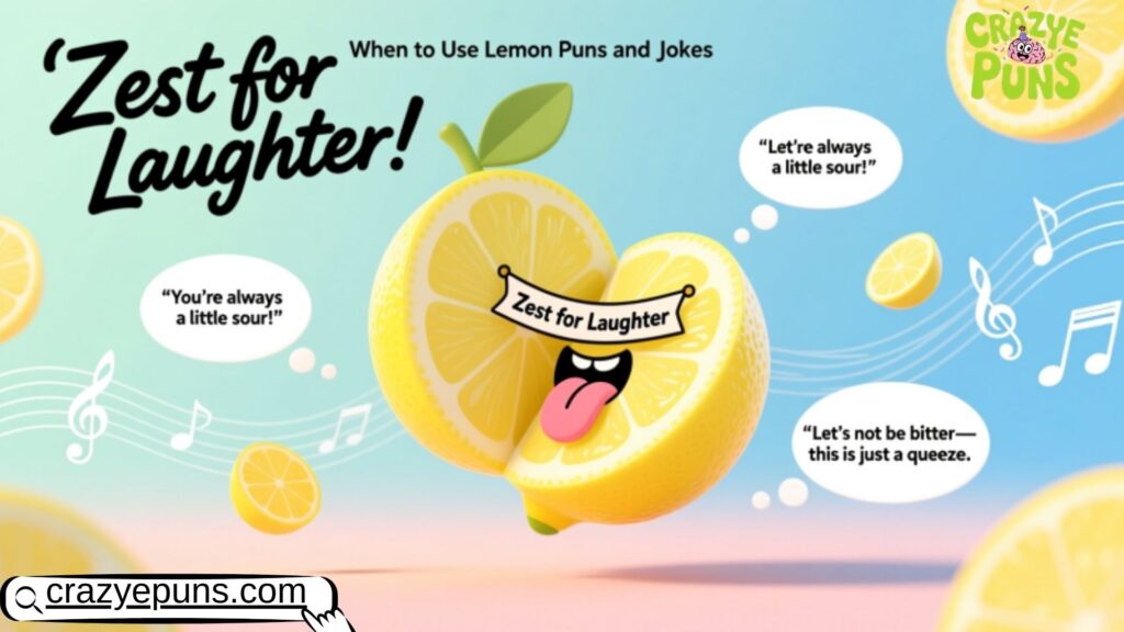 Perfect Timing When to Use Lemon Puns And Jokes