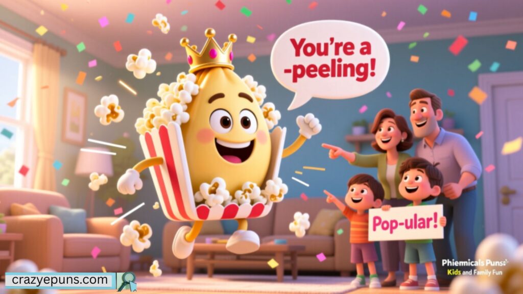 Popcorn Puns for Kids and Family Fun
