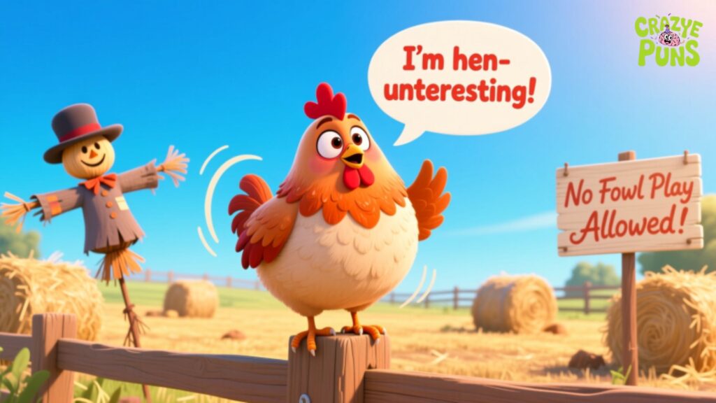 Short Funny Chicken Puns 