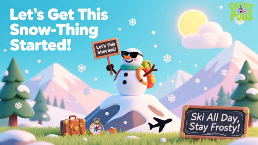 Snow Puns for Tourists and Travelers