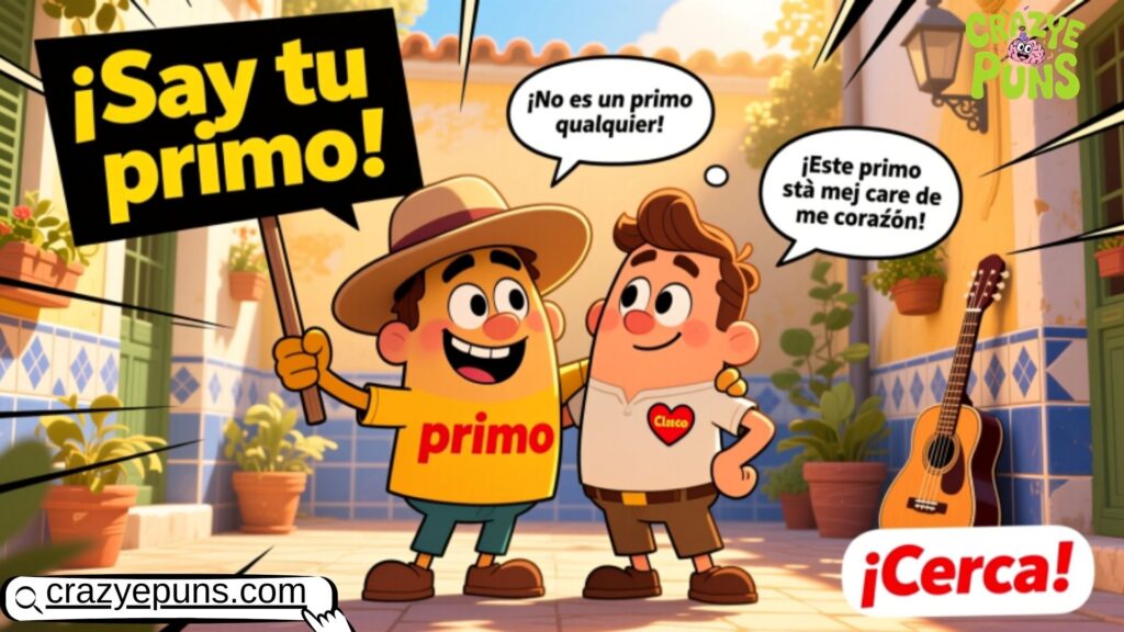 Spanish Word of the Day Jokes A Close Cousin