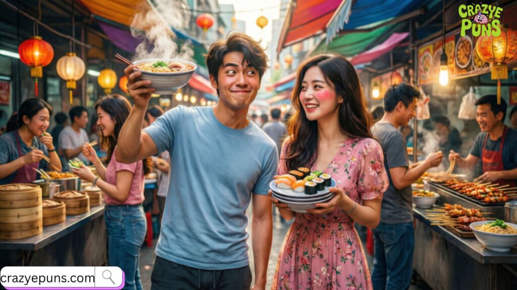 Street Food Flirts Asian Food-Inspired Pickup Lines