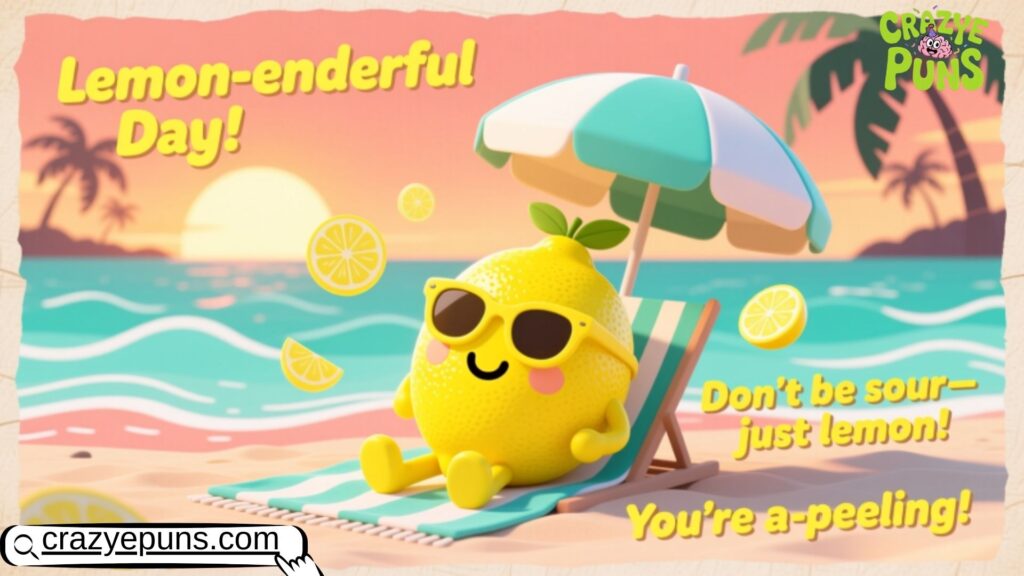 Summer Vibes Seasonal Lemon Puns 