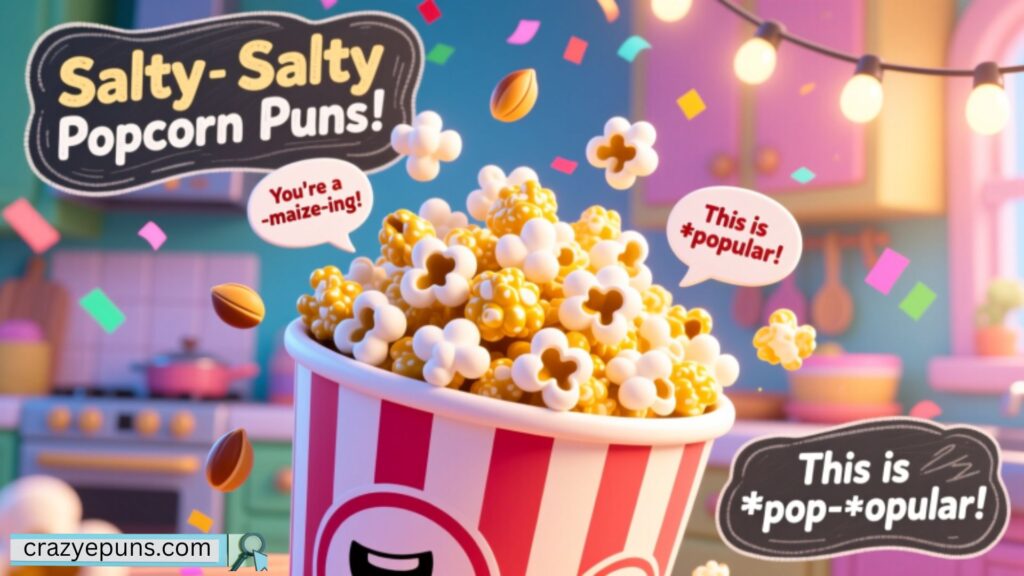 Sweet & Salty Popcorn Puns