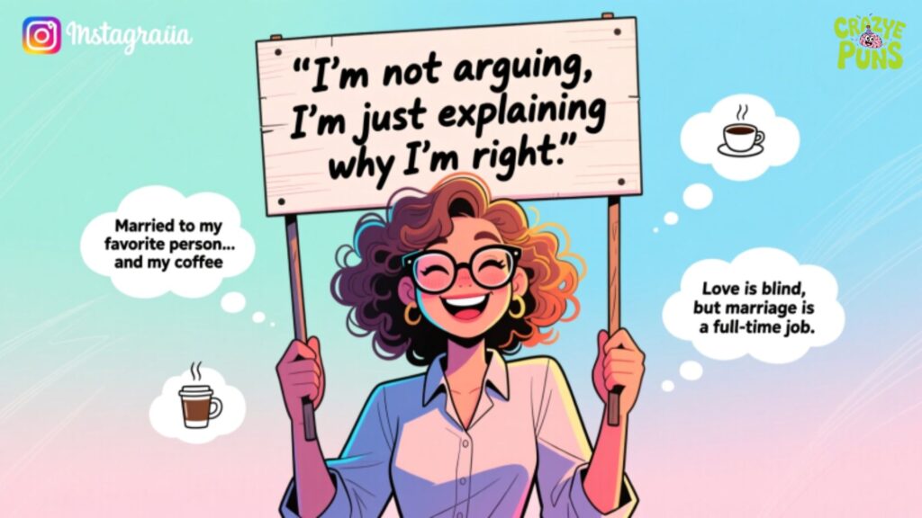 Witty Wife Puns for Social Media