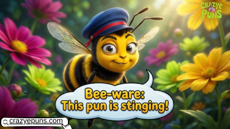 Animated Bee Puns