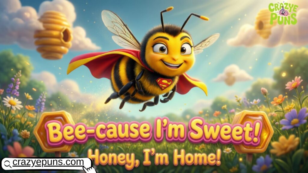 Bee-Themed Animation Puns to Make You Smile