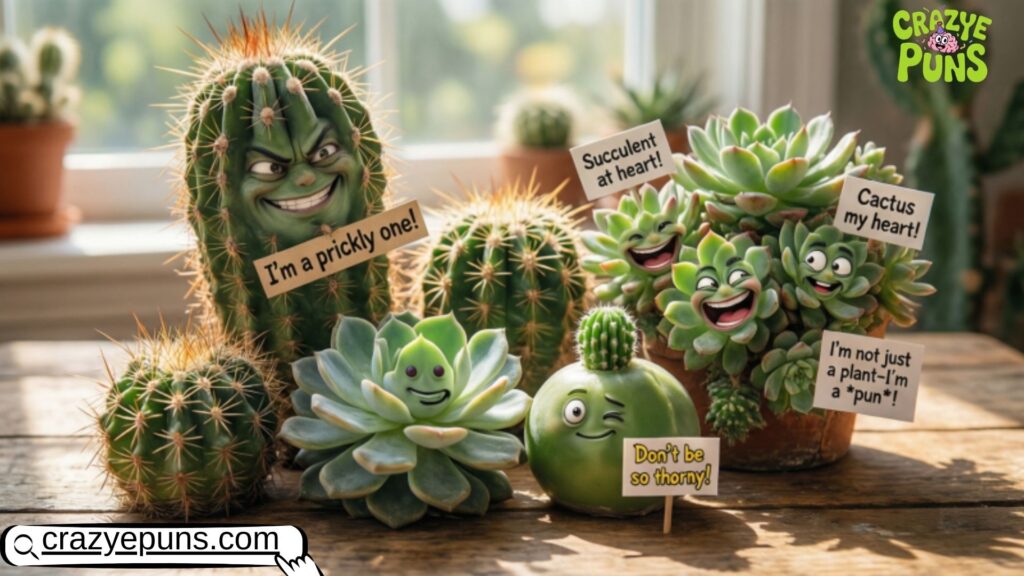 Cactus and Succulent Puns 
