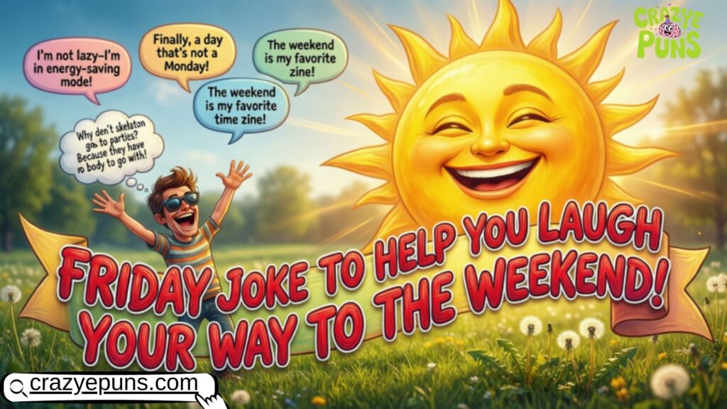 Friday Jokes to Help You Laugh Your Way to the Weekend!