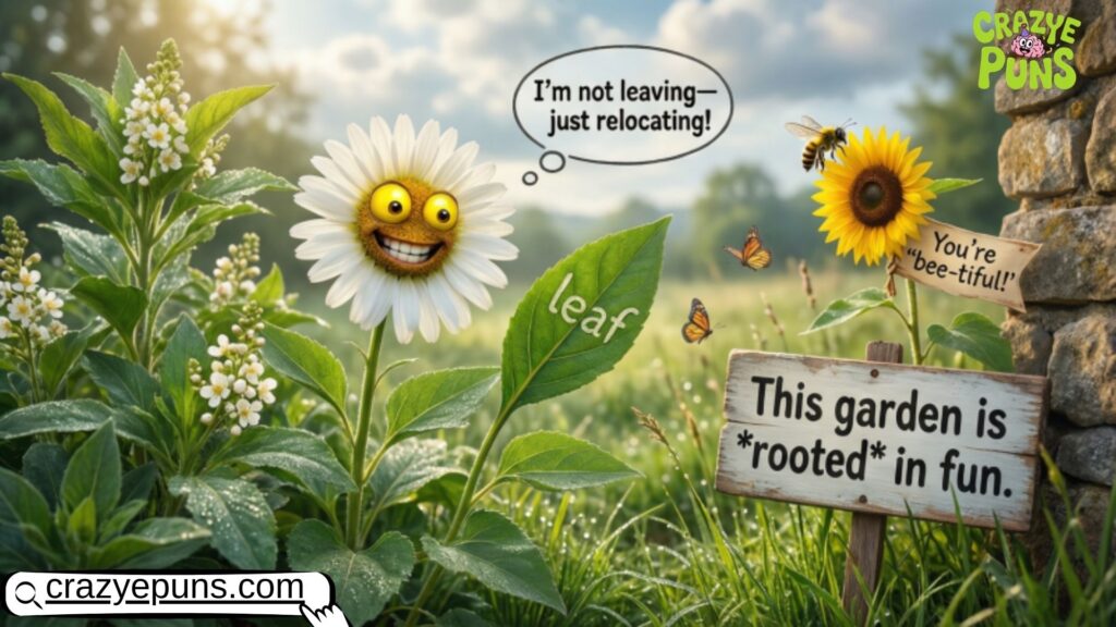 Garden Puns Inspired by Nature