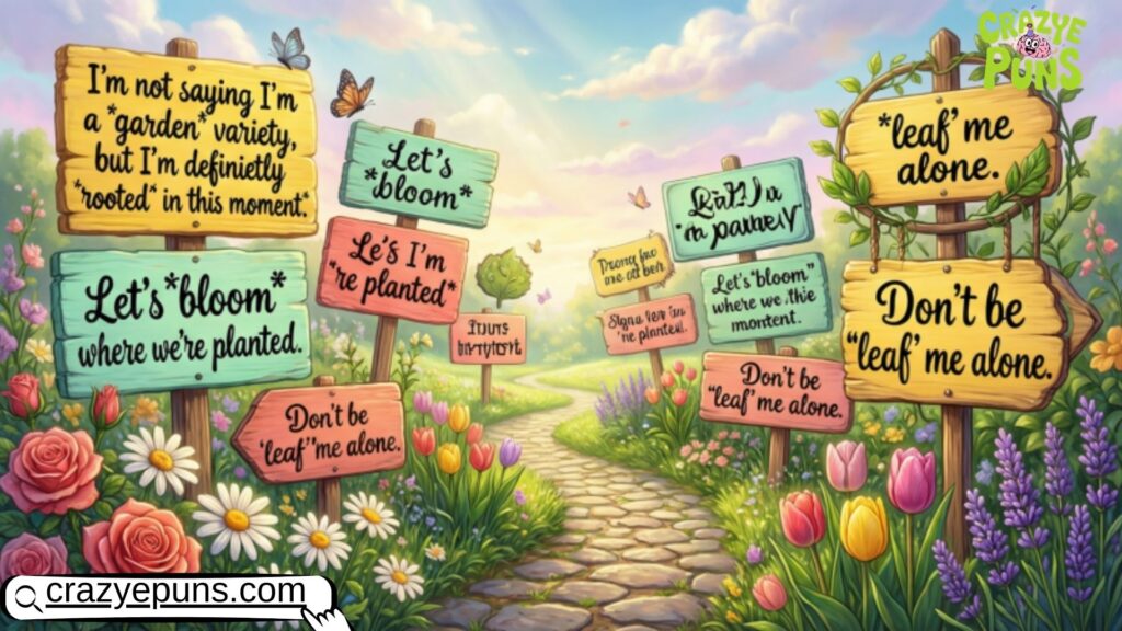 Garden Puns One Liners