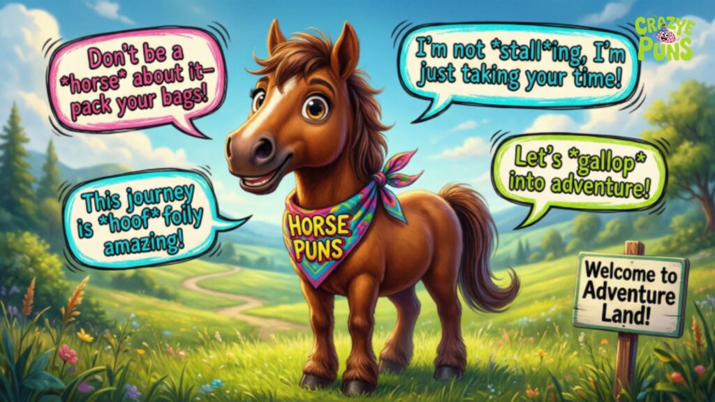 Horse Puns for Tourists and Travelers