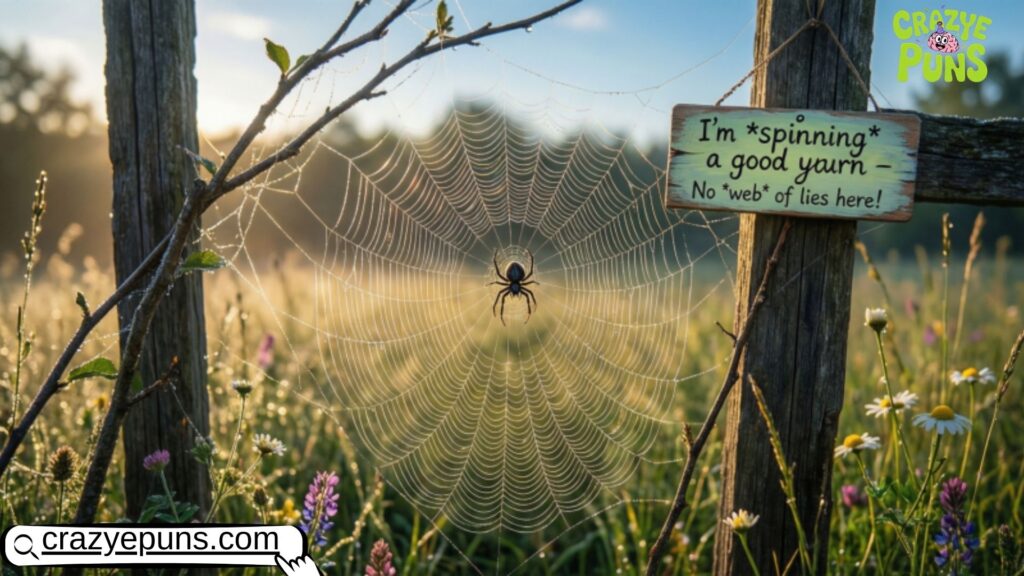 Spider Web Puns 