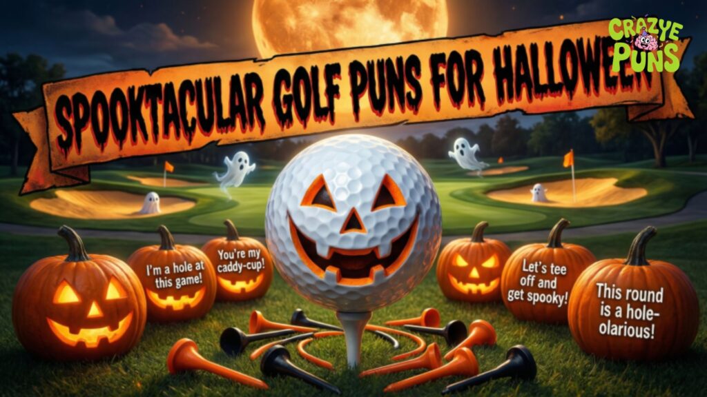 Spooktacular Golf Puns for Halloween