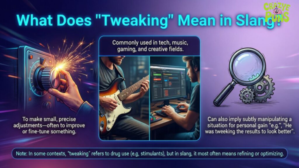 What Does Tweaking Mean in Slang
