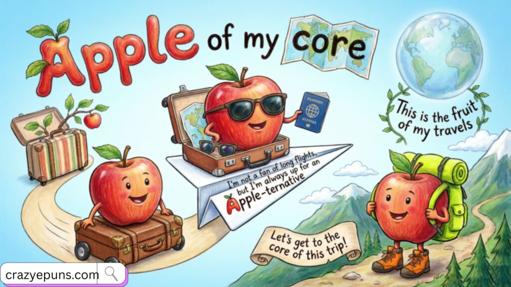 Apple Puns for Tourists and Travelers
