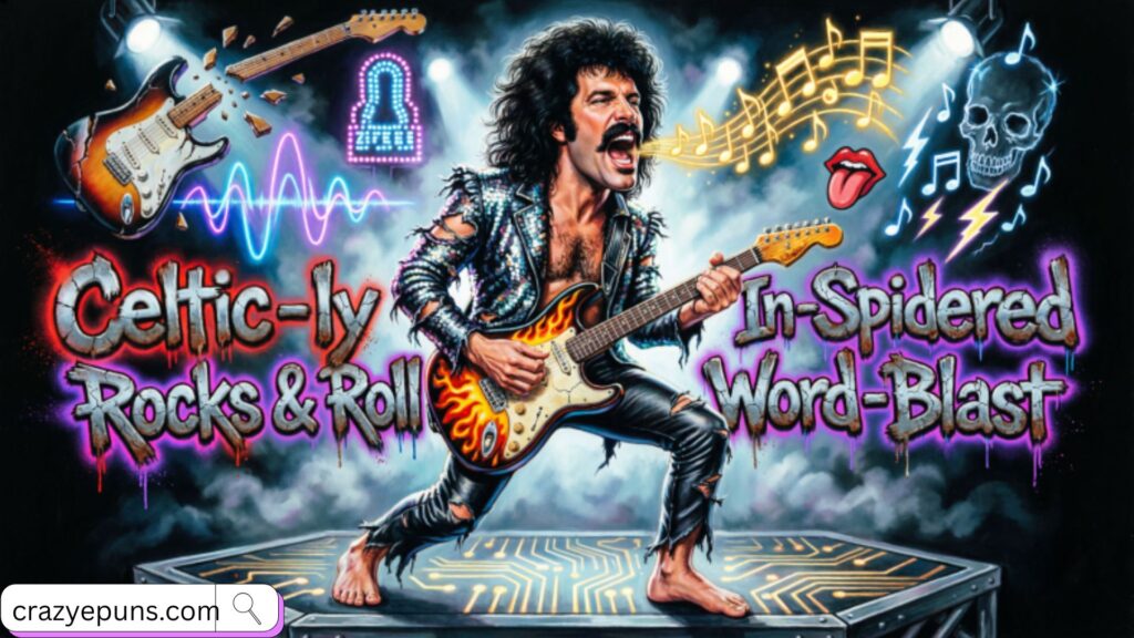 Celebrity-Inspired Rock Wordplay 