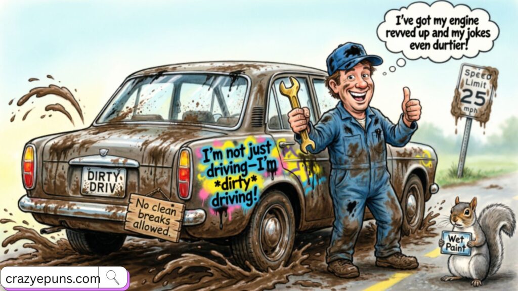 Dirty Driving Puns