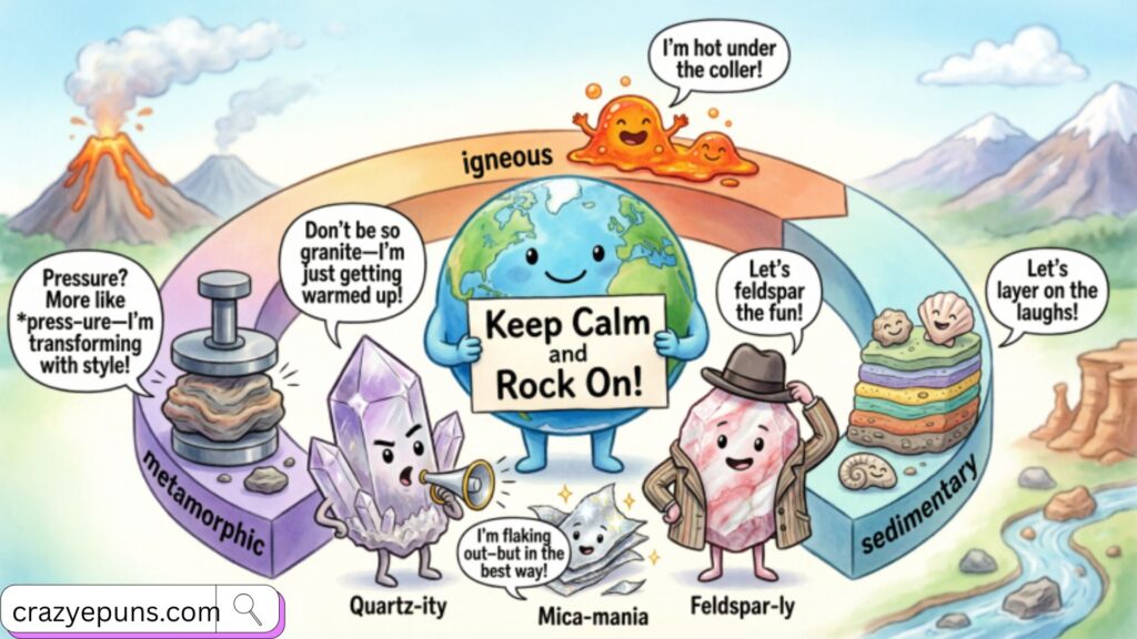 Earth, Minerals & Rock Cycle Puns