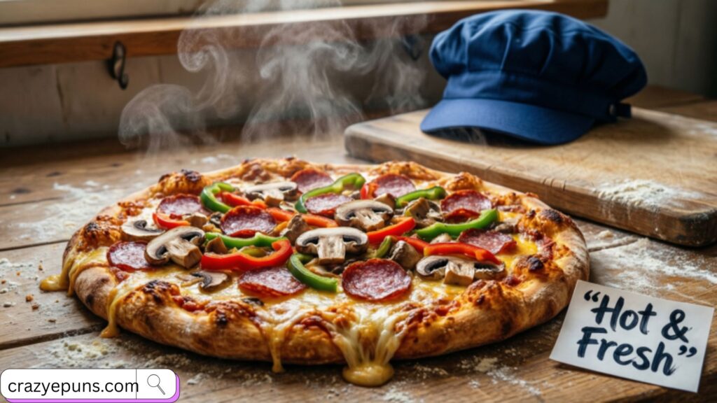 Hot and Fresh Pizza Captions