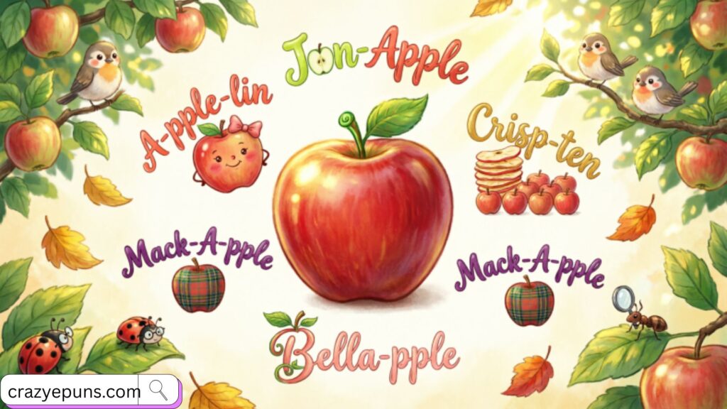 Name-Based Apple Puns You Didn't Know You Needed