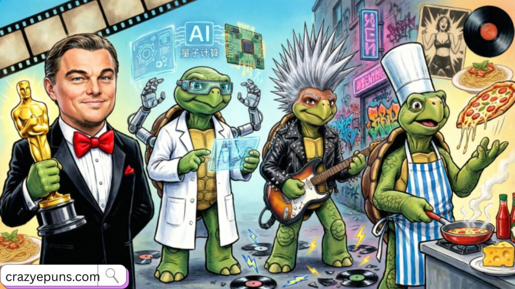 Name-Based Puns and Pop Culture Turtles