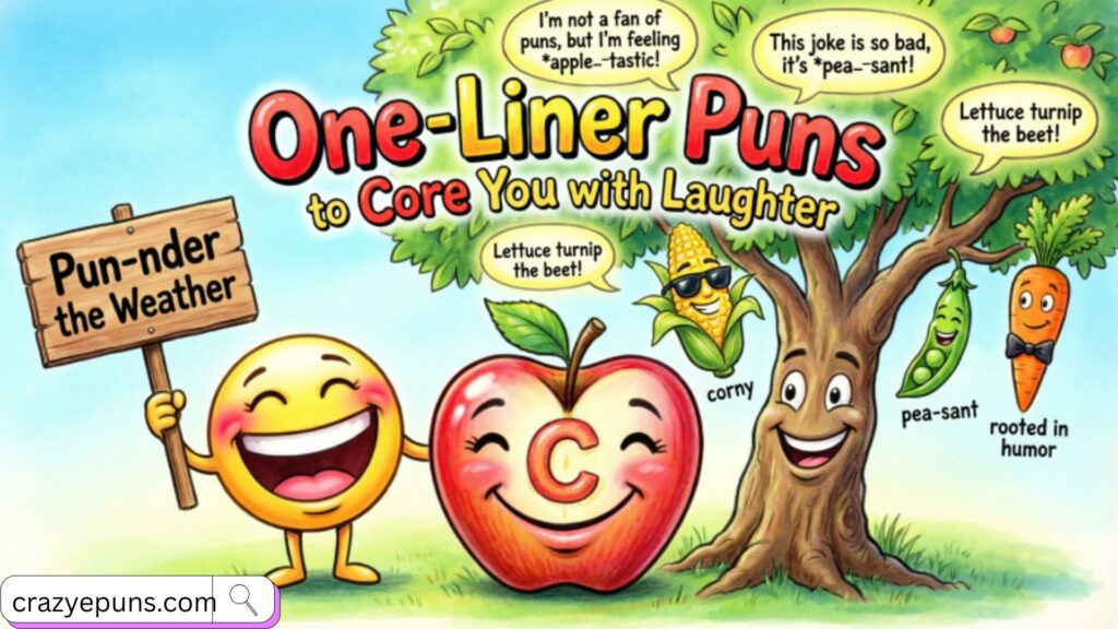 One-Liner Puns to Core You with Laughter