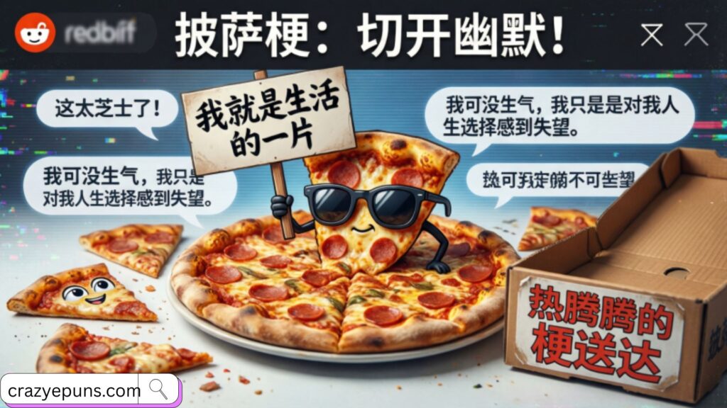 Pizza Puns (Reddit-Style)