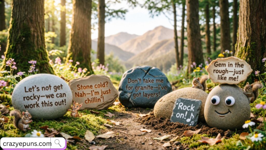 Punny Stone Quotes That'll Make You Giggle