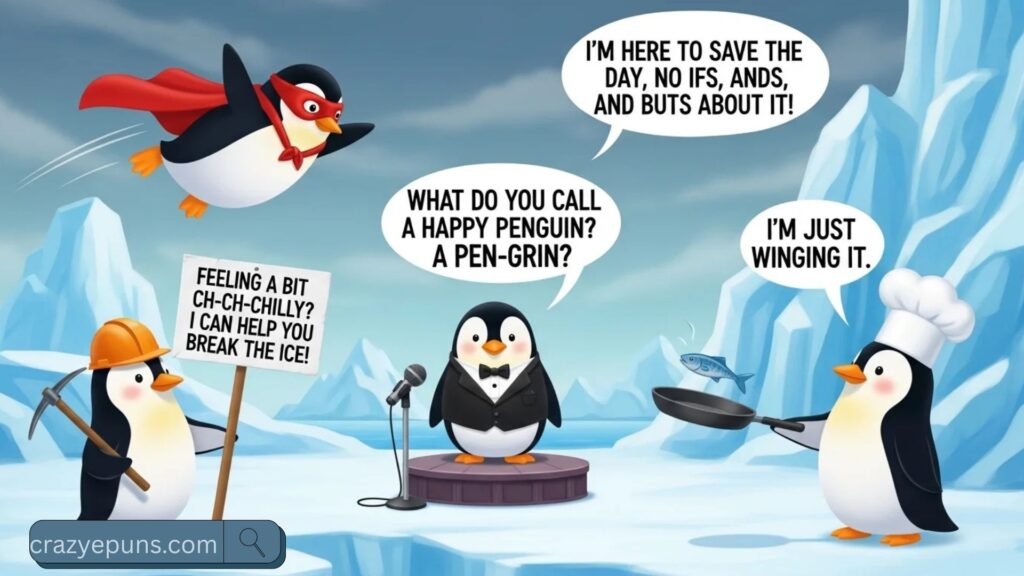Chill Penguin Puns to Break the Ice