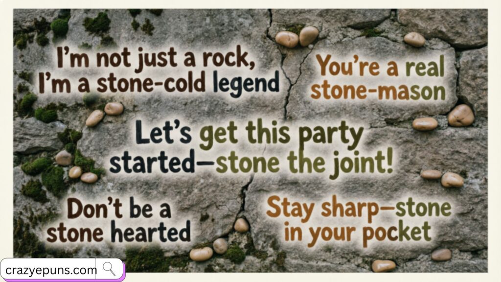 Stone Puns for Instagram