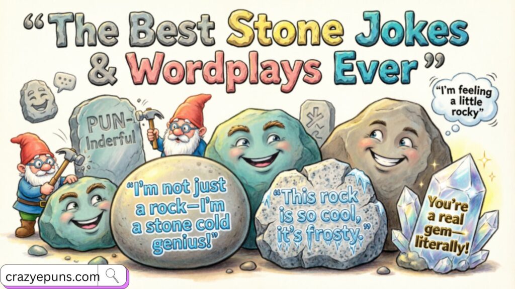 The Best Stone Jokes & Wordplays Ever