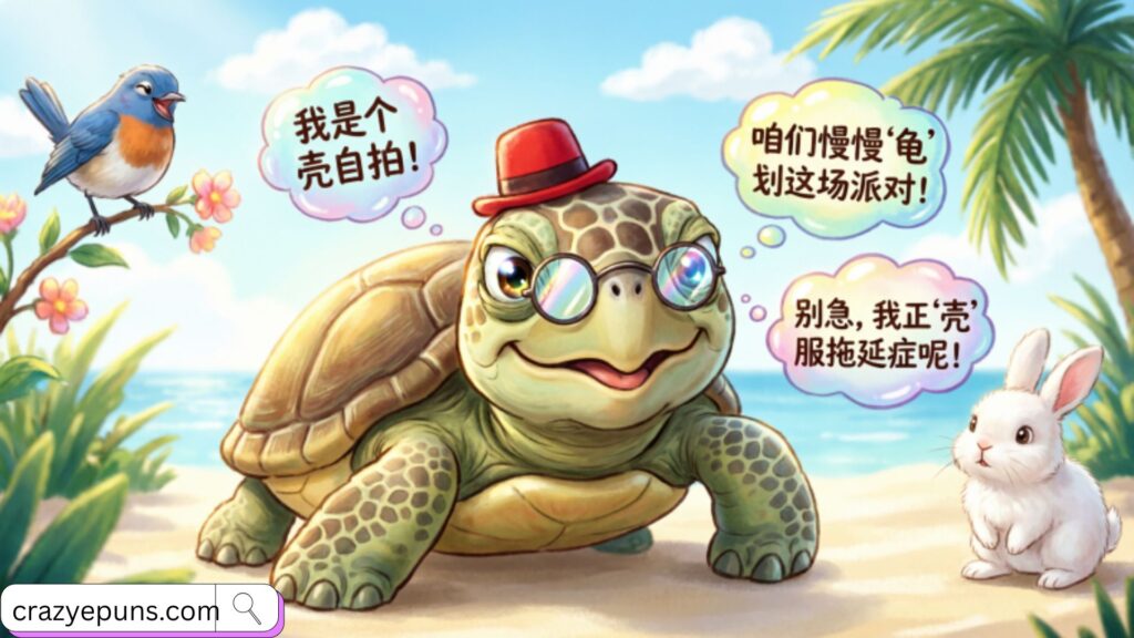 Turtle Puns Captions for Your Social Media Posts